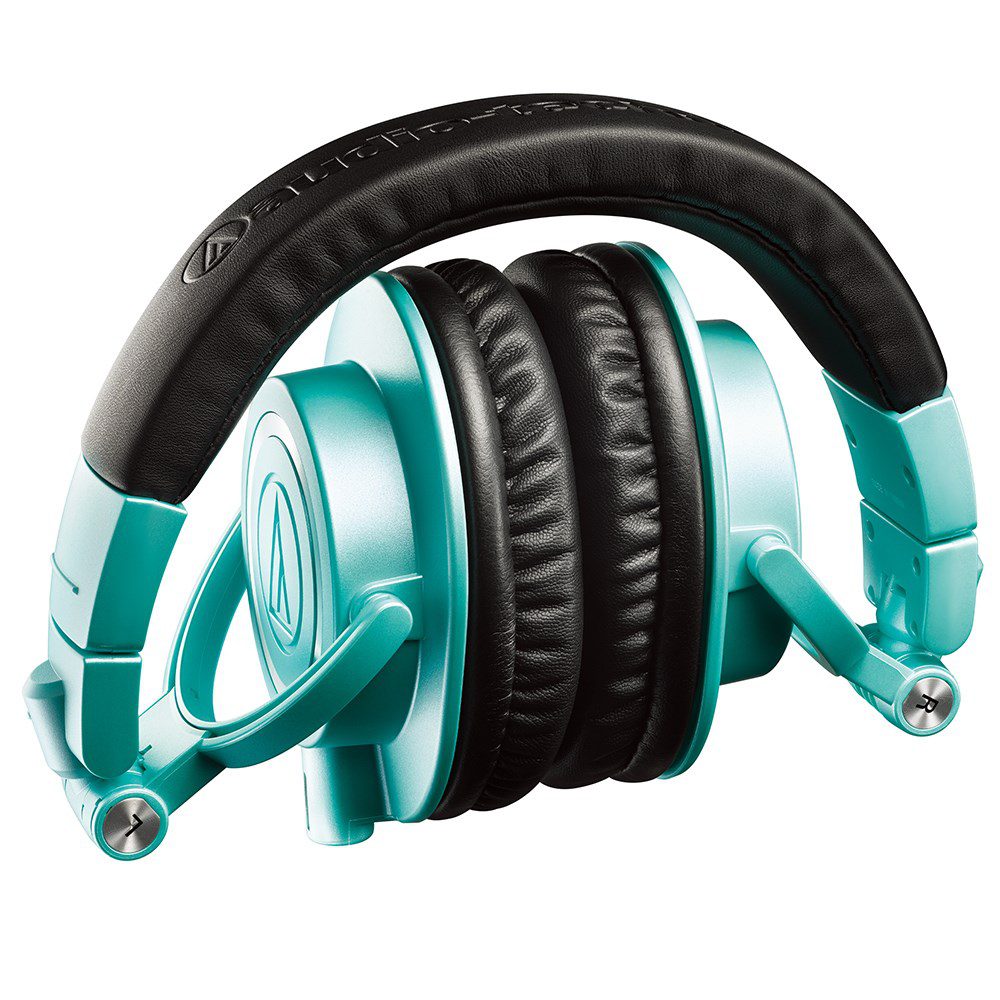 ATH-M50x Ice Blue 冰晶藍監聽耳機| 耳罩式耳機| 反拍樂器