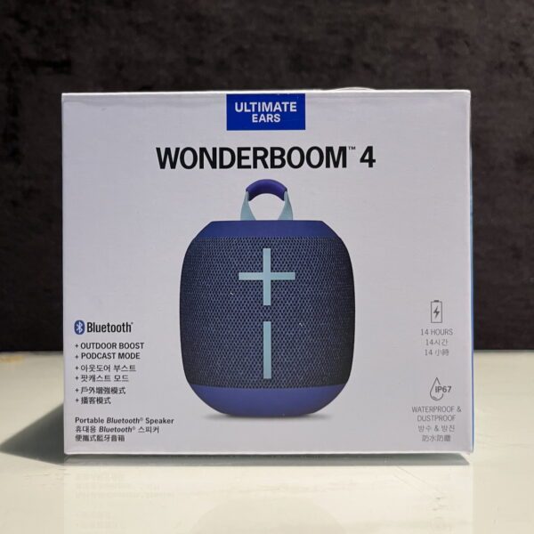 Ultimate Ears WONDERBOOM 4 攜帶式 藍牙喇叭 藍色：圖片 6